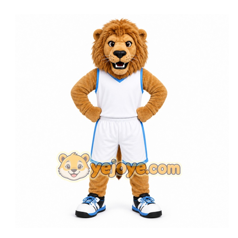 Brown Lion Mascot Costume for Sports Events Brown Lion Mascot Costume for Sports Events