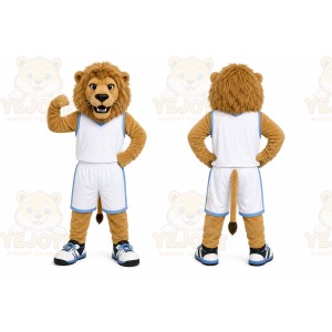 Brown Lion Mascot Costume for Sports Events