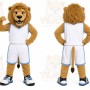 Brown Lion Mascot Costume for Sports Events