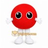 Red Red Ball Mascot Costume for Events and Promotions