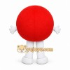 Red Red Ball Mascot Costume for Events and Promotions