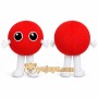Red Red Ball Mascot Costume for Events and Promotions