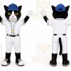 Black Cat Mascot Costume for Sports Events