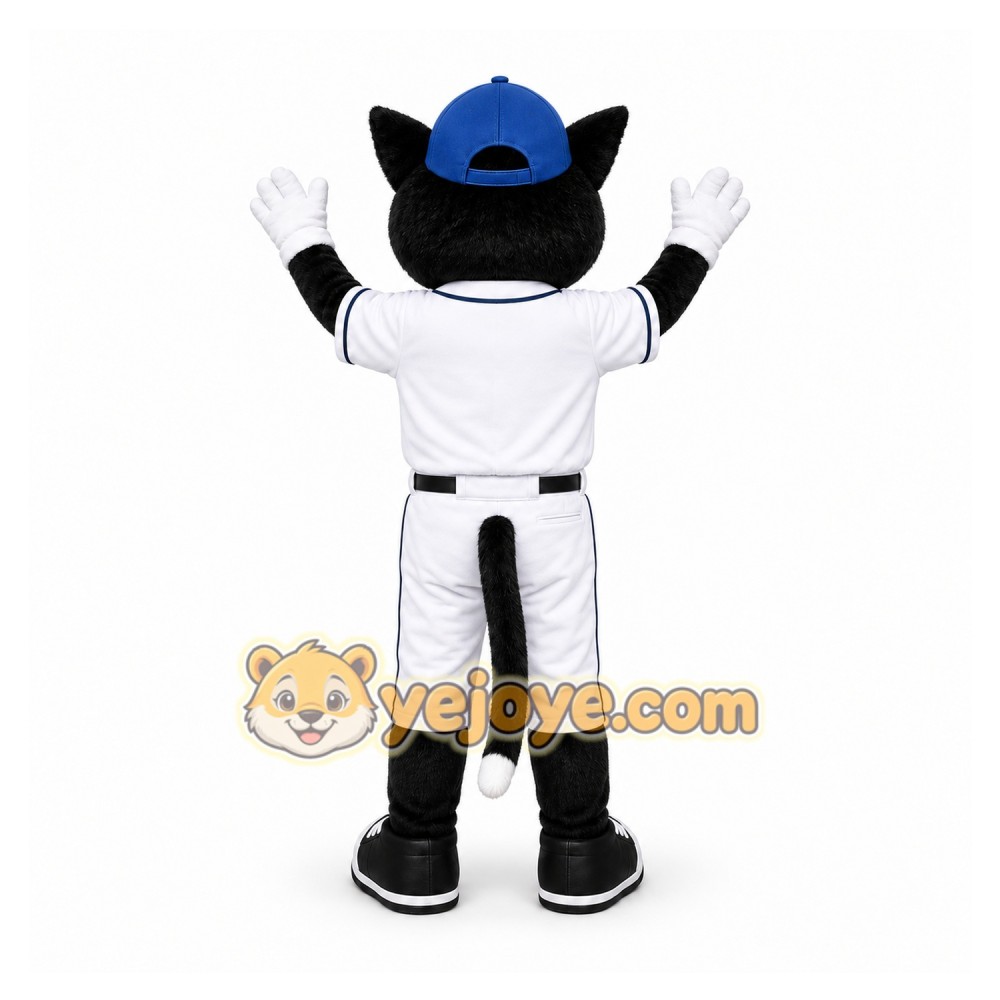 Black Cat Mascot Costume for Sports Events Black Cat Mascot Costume for Sports Events