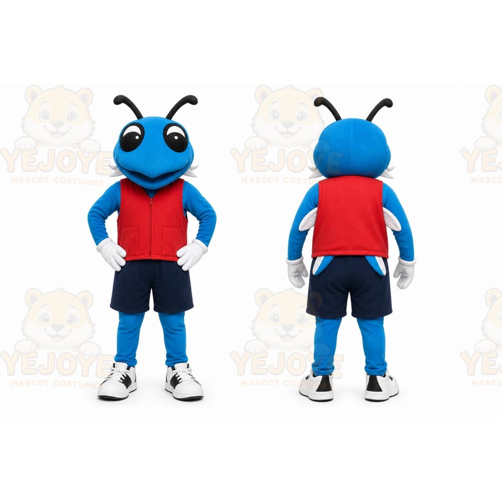 Blue Ant Mascot Costume for Children's Events