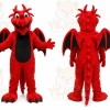 Red Dragon Mascot Costume for Events and Promotions