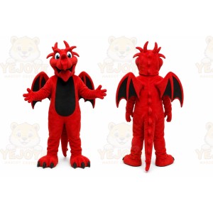 Red Dragon Mascot Costume for Events and Promotions