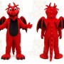Red Dragon Mascot Costume for Events and Promotions
