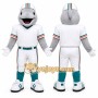 White Dolphin Mascot Costume for Sports Events