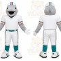White Dolphin Mascot Costume for Sports Events