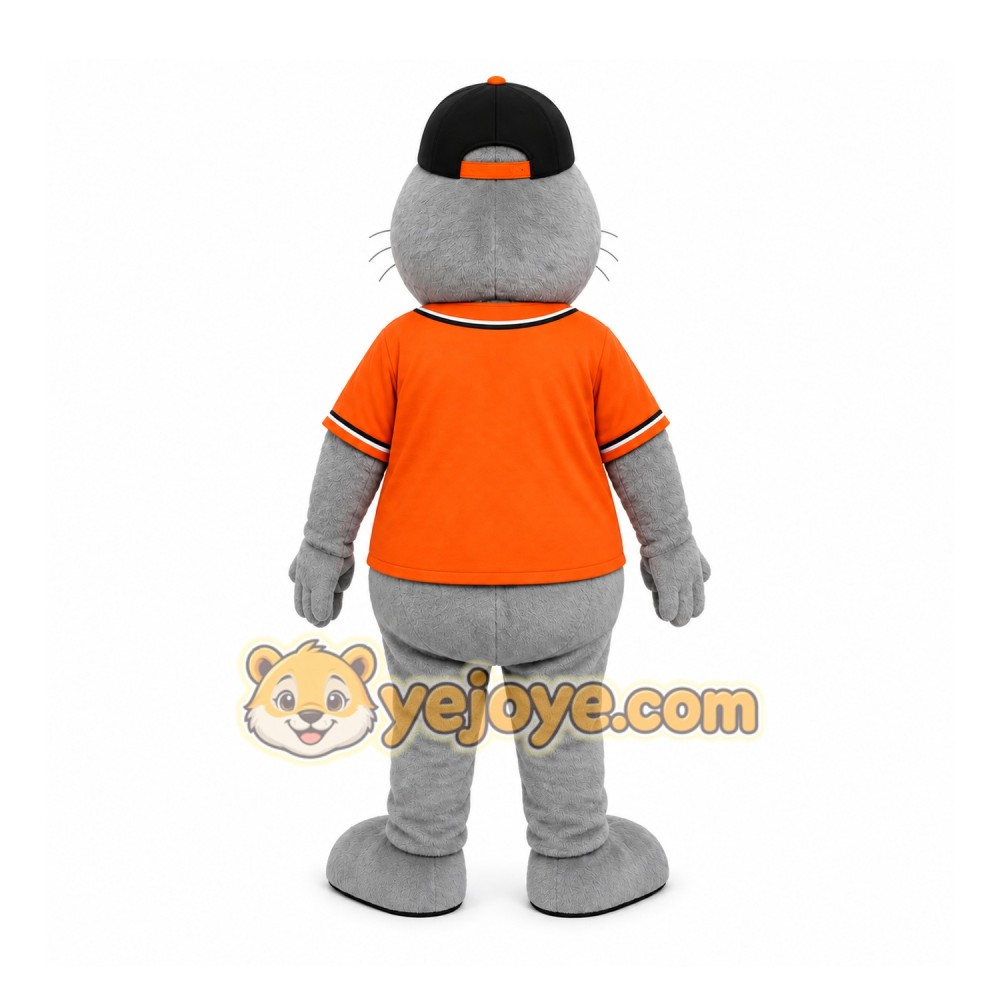 Gray Seal Mascot Costume for Sports Events Gray Seal Mascot Costume for Sports Events