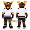 Brown Moose Mascot Costume for Sports Events Brown Moose Mascot Costume for Sports Events