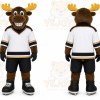 Brown Moose Mascot Costume for Sports Events
