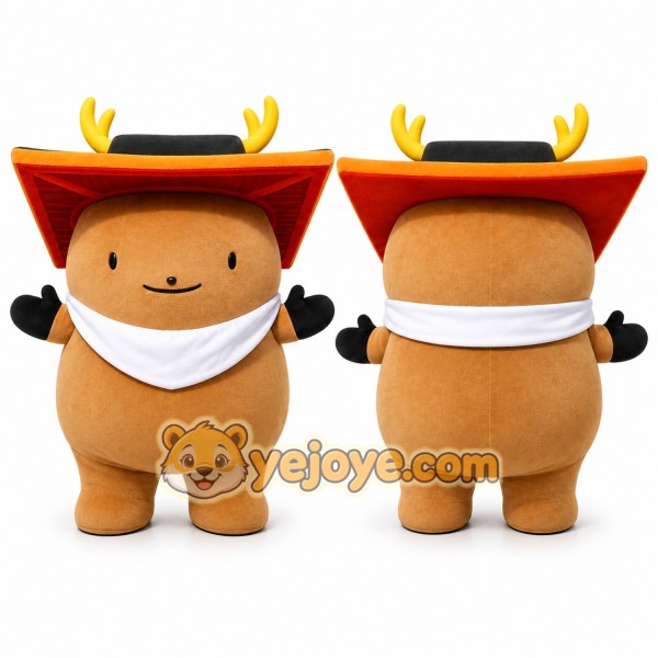 Brown Moose Mascot Costume for Events and Promotions