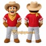 Brown Cowboy Mascot Costume for Events and Promotions