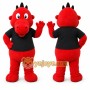 Red Dragon Mascot Costume for Events and Promotions