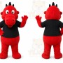 Red Dragon Mascot Costume for Events and Promotions