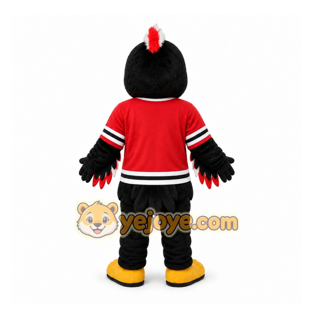Black Bird Mascot Costume for Sports Events Black Bird Mascot Costume for Sports Events