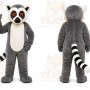 Gray Lemur Mascot Costume for Events and Promotions