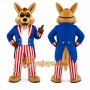 Brown Kangaroo Mascot Costume for Holiday Events