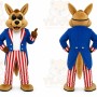 Brown Kangaroo Mascot Costume for Holiday Events