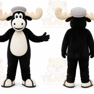 Black Moose Mascot Costume for Events and Promotions