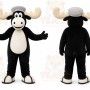 Black Moose Mascot Costume for Events and Promotions