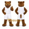 Brown Big Cat Mascot Costume for Sports Events Brown Big Cat Mascot Costume for Sports Events
