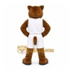 Brown Big Cat Mascot Costume for Sports Events Brown Big Cat Mascot Costume for Sports Events