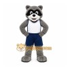 Gray Raccoon Mascot Costume for Sports Events Gray Raccoon Mascot Costume for Sports Events