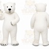 White Polar Bear Mascot Costume for Events and Promotions