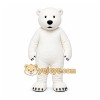 White Polar Bear Mascot Costume for Events and Promotions White Polar Bear Mascot Costume for Events and Promotions