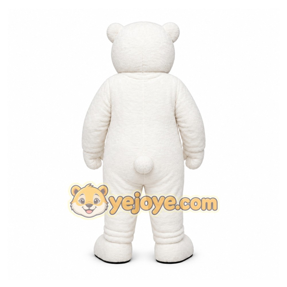 White Polar Bear Mascot Costume for Events and Promotions White Polar Bear Mascot Costume for Events and Promotions