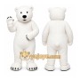 White Polar Bear Mascot Costume for Events and Promotions