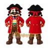 Red Pirate Mascot Costume for Events and Promotions