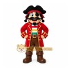 Red Pirate Mascot Costume for Events and Promotions
