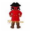 Red Pirate Mascot Costume for Events and Promotions