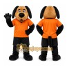 Orange Dog Mascot Costume for Events and Promotions