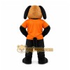 Orange Dog Mascot Costume for Events and Promotions