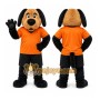Orange Dog Mascot Costume for Events and Promotions