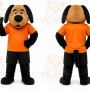 Orange Dog Mascot Costume for Events and Promotions