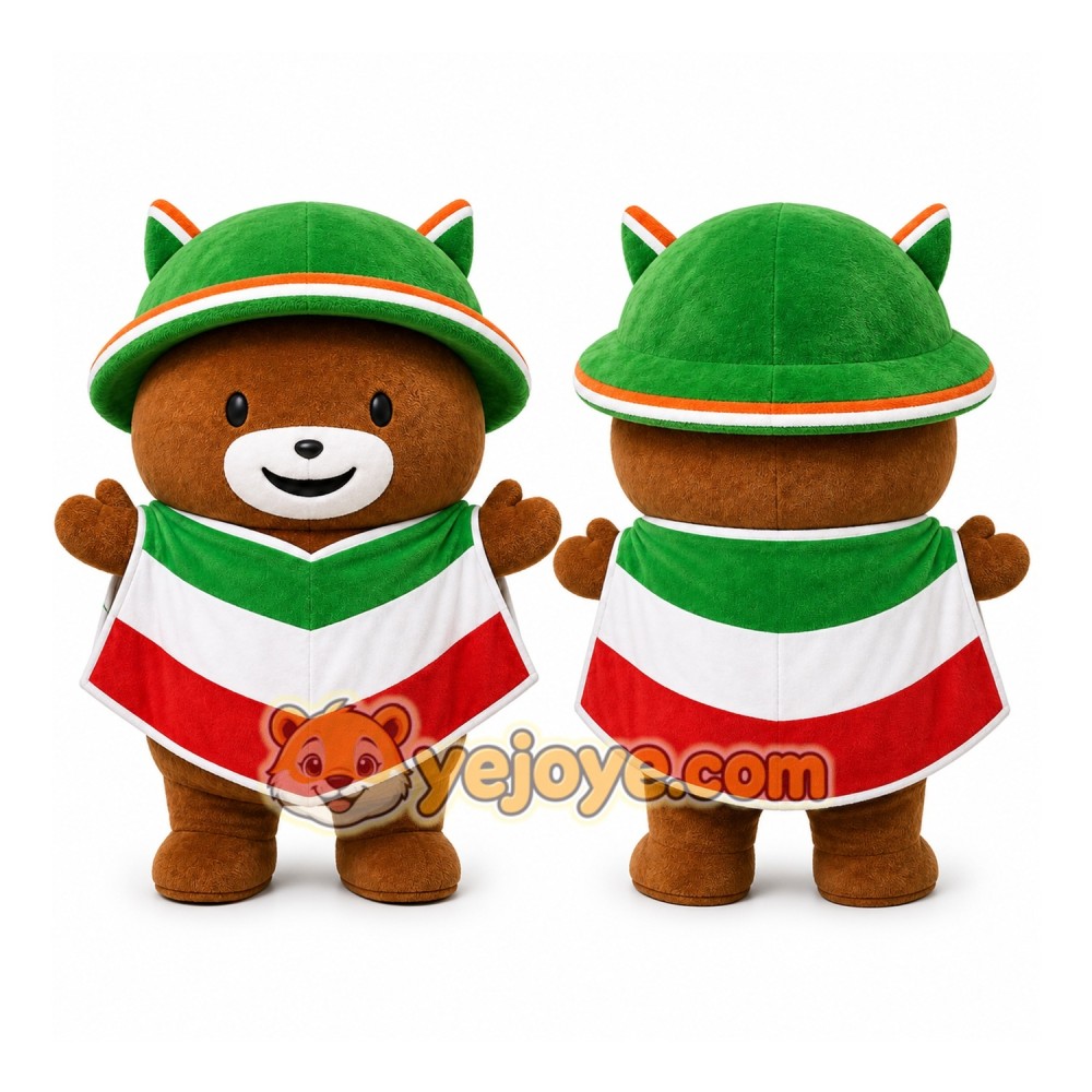 Green Bear Mascot Costume for Events and Promotions Green Bear Mascot Costume for Events and Promotions