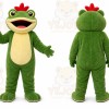 Green Frog Mascot Costume for Children's Events