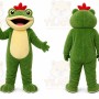 Green Frog Mascot Costume for Children's Events
