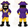 Purple Pirate Mascot Costume for School Events