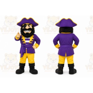 Purple Pirate Mascot Costume for School Events