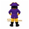 Purple Pirate Mascot Costume for School Events