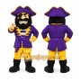 Purple Pirate Mascot Costume for School Events