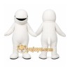 White Dolphin Mascot Costume for Events and Promotions White Dolphin Mascot Costume for Events and Promotions