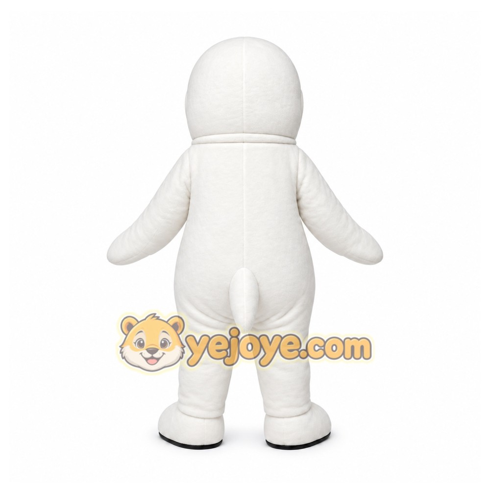 White Dolphin Mascot Costume for Events and Promotions White Dolphin Mascot Costume for Events and Promotions
